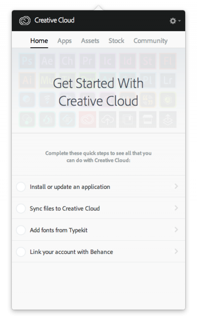 install adobe creative cloud for onlu one user on a mac